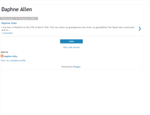 Tablet Screenshot of daphneallen.blogspot.com