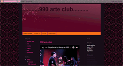 Desktop Screenshot of 990arteclub.blogspot.com