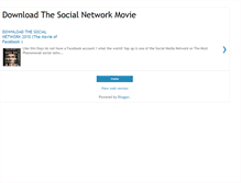 Tablet Screenshot of downloadthesocialnetwork.blogspot.com