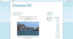 Desktop Screenshot of crucerosgc.blogspot.com