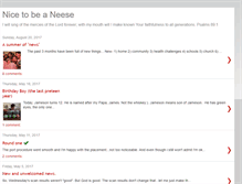 Tablet Screenshot of nicetobeaneese.blogspot.com