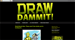 Desktop Screenshot of drawdammit.blogspot.com