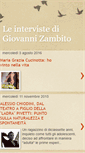 Mobile Screenshot of leintervistedigiovannizambito.blogspot.com