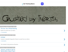 Tablet Screenshot of crushedbyinertia.blogspot.com