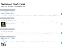 Tablet Screenshot of annisaseratus.blogspot.com