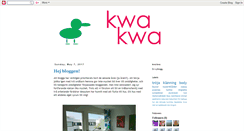 Desktop Screenshot of kwakwadesign.blogspot.com