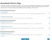 Tablet Screenshot of maniccrocheterspatternpage.blogspot.com