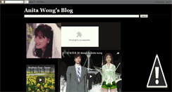 Desktop Screenshot of anitawongblog.blogspot.com