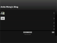 Tablet Screenshot of anitawongblog.blogspot.com