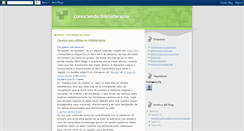 Desktop Screenshot of conociendobiblioterapia.blogspot.com