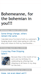 Mobile Screenshot of bohemeanne.blogspot.com
