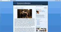 Desktop Screenshot of conversasdemonstros.blogspot.com