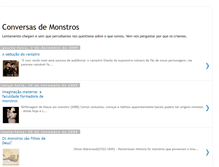 Tablet Screenshot of conversasdemonstros.blogspot.com