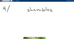Desktop Screenshot of 9shambles.blogspot.com