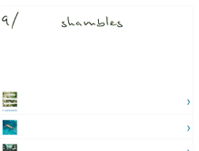 Tablet Screenshot of 9shambles.blogspot.com
