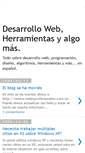 Mobile Screenshot of desarrollaweb.blogspot.com