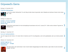 Tablet Screenshot of gripweedsgems.blogspot.com