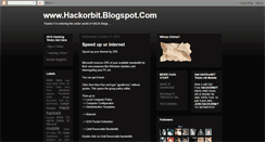 Desktop Screenshot of hackorbit.blogspot.com
