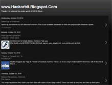 Tablet Screenshot of hackorbit.blogspot.com