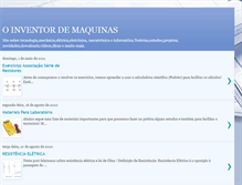 Tablet Screenshot of oinventordemaquinas.blogspot.com