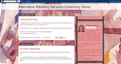 Desktop Screenshot of ceremonysavvy.blogspot.com