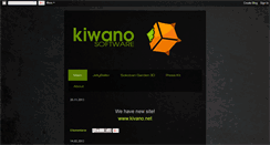 Desktop Screenshot of kiwanosoftware.blogspot.com