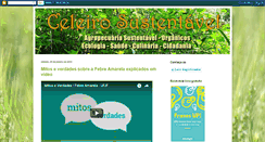 Desktop Screenshot of celeirosustentavel.blogspot.com