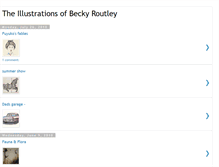 Tablet Screenshot of beckyroutley.blogspot.com