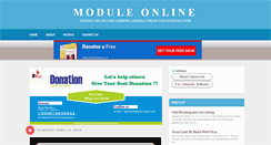 Desktop Screenshot of moduleonline.blogspot.com