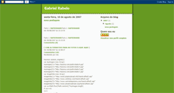 Desktop Screenshot of gabrielrabelo.blogspot.com
