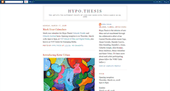 Desktop Screenshot of hypothesis2008.blogspot.com