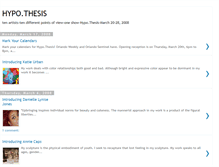 Tablet Screenshot of hypothesis2008.blogspot.com
