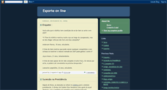 Desktop Screenshot of oesporteeaqui.blogspot.com