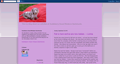 Desktop Screenshot of huckleberry-dogs.blogspot.com