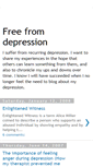 Mobile Screenshot of depressionfree.blogspot.com