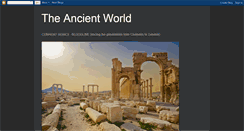 Desktop Screenshot of ancientworldpodcast.blogspot.com