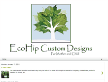 Tablet Screenshot of ecohipcustomdesigns.blogspot.com