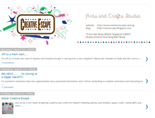 Tablet Screenshot of crea-escape.blogspot.com