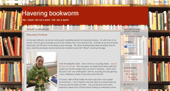 Desktop Screenshot of haveringbookworm.blogspot.com