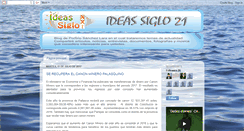 Desktop Screenshot of ideas-siglo21.blogspot.com