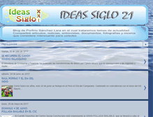 Tablet Screenshot of ideas-siglo21.blogspot.com