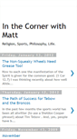 Mobile Screenshot of inthecornerwithmatt.blogspot.com
