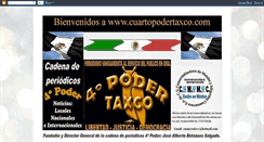 Desktop Screenshot of cuartopodertaxco.blogspot.com