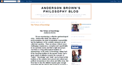 Desktop Screenshot of andersonbrownphilosophy.blogspot.com