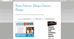 Desktop Screenshot of homesexteriordesigns.blogspot.com