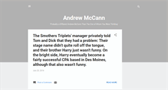 Desktop Screenshot of andrewmccann.blogspot.com