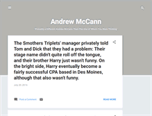 Tablet Screenshot of andrewmccann.blogspot.com