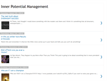 Tablet Screenshot of innerpotentialmanagement.blogspot.com