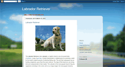 Desktop Screenshot of labradorretrieverss.blogspot.com