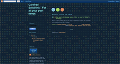 Desktop Screenshot of carefreepoolsolutions.blogspot.com